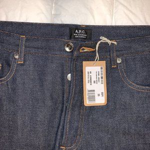 APC Men's Selvedge Denim Jeans - Indigo - Size 35